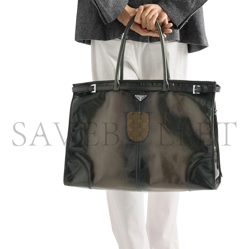 PRADA BONNIE LEATHER TOTE BAG 2VG128 (50*36*17cm)